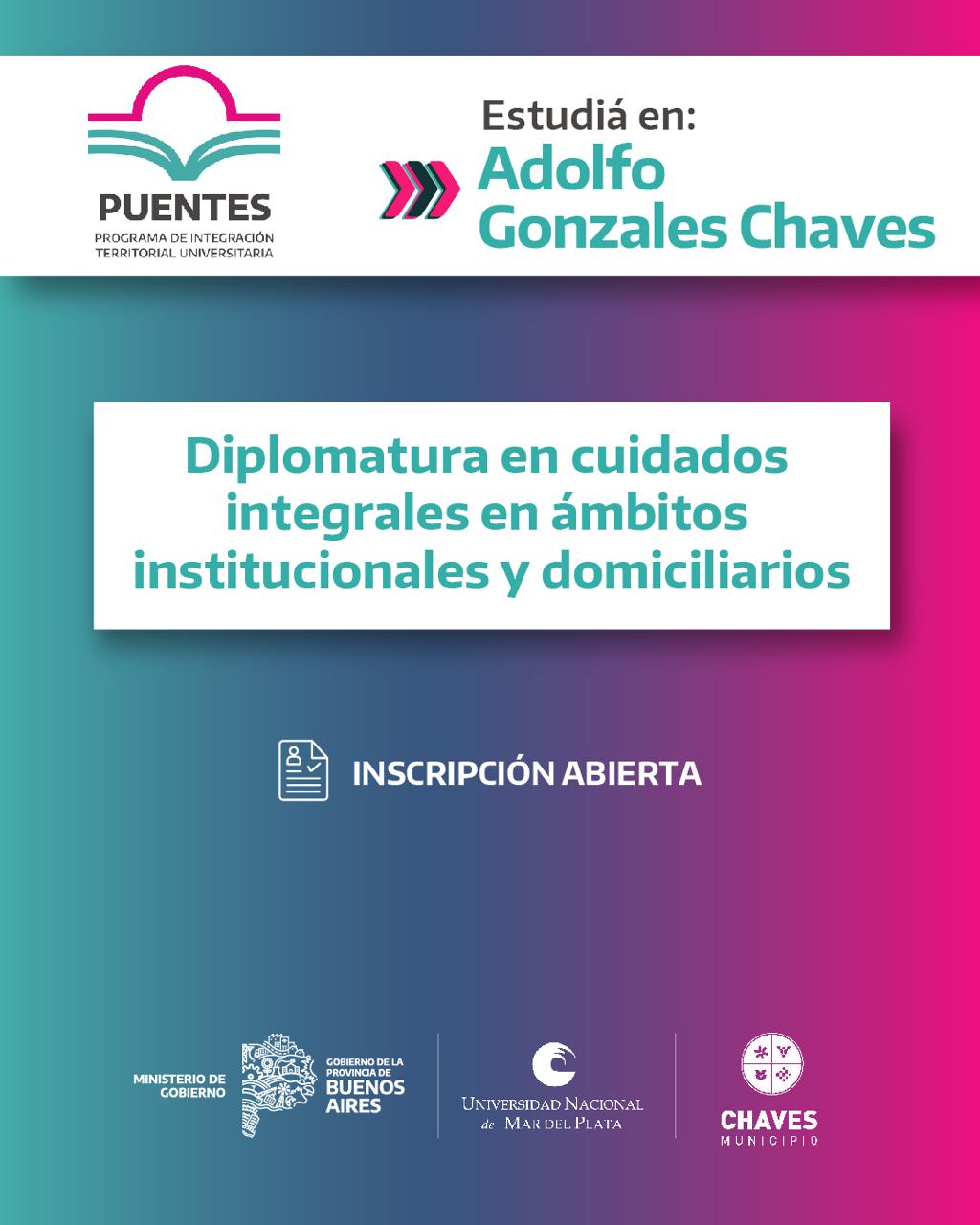 Impulsan nueva diplomatura universitaria en Adolfo Gonzales Chaves