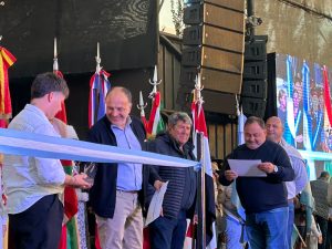 Garate en la inauguración: “Esta es la Fiesta de toda la comunidad, cuidémosla” (audio)