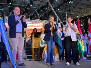 Garate en la inauguración: “Esta es la Fiesta de toda la comunidad, cuidémosla” (audio)