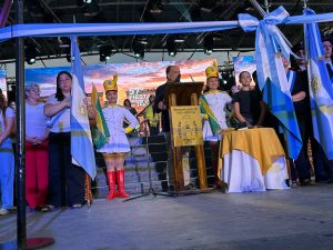 Garate en la inauguración: “Esta es la Fiesta de toda la comunidad, cuidémosla” (audio)