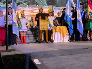 Garate en la inauguración: “Esta es la Fiesta de toda la comunidad, cuidémosla” (audio)