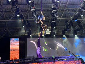 Gran apertura con el Ballet oficial con la temática de “Mujeres trabajadoras”