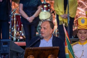 Garate en la inauguración: “Esta es la Fiesta de toda la comunidad, cuidémosla” (audio)