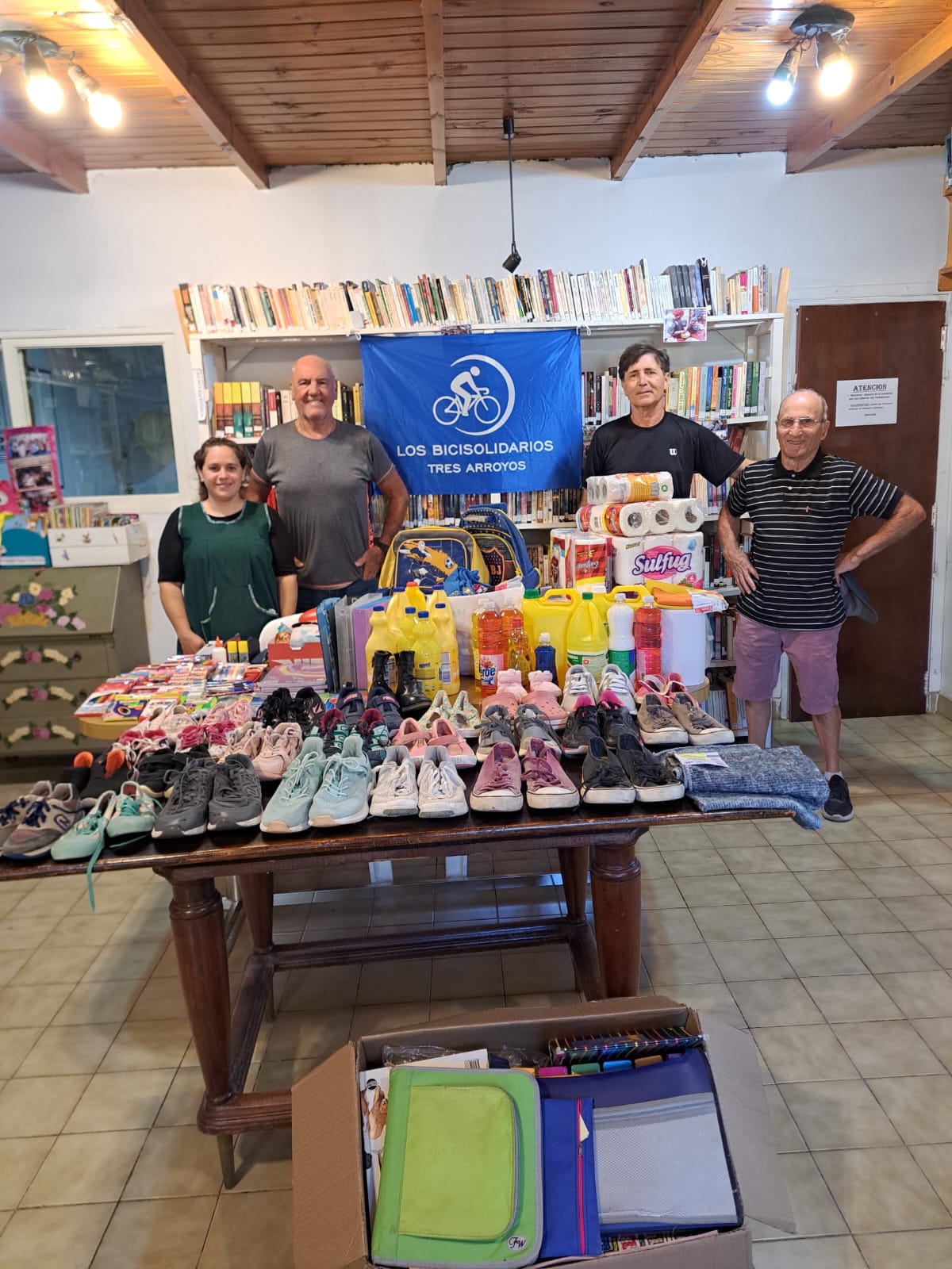 Bicisolidarios realizaron sus primeras donaciones del 2026