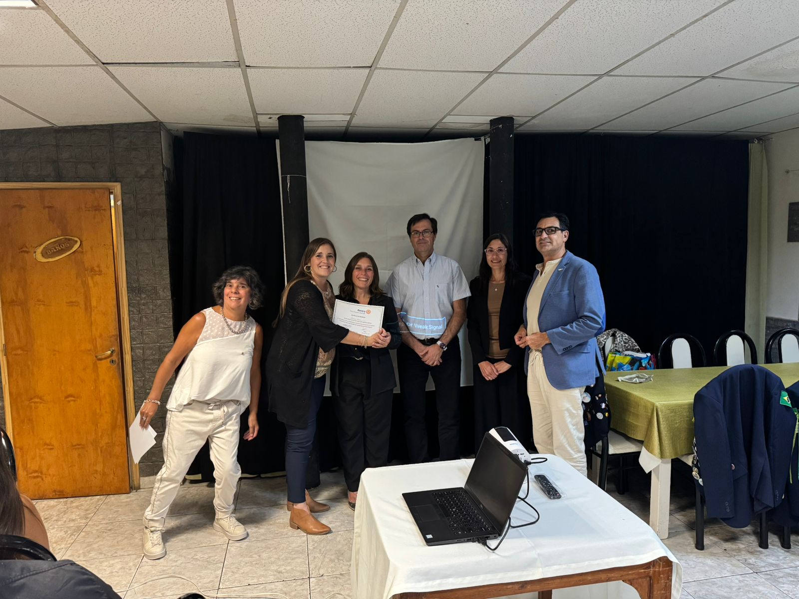 Rotary Libertad agasajó al Gobernador del Distrito y recibió nuevos socios