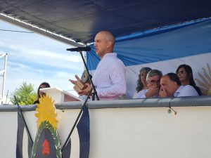 (audio) Pablo Roncallo recibió la Espiga de Oro y agradeció la distinción