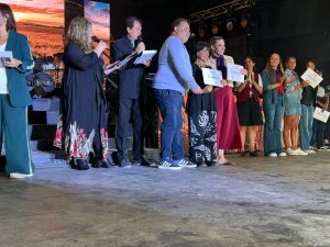 Reconocieron a grupos de danza en el Escenario Mayor