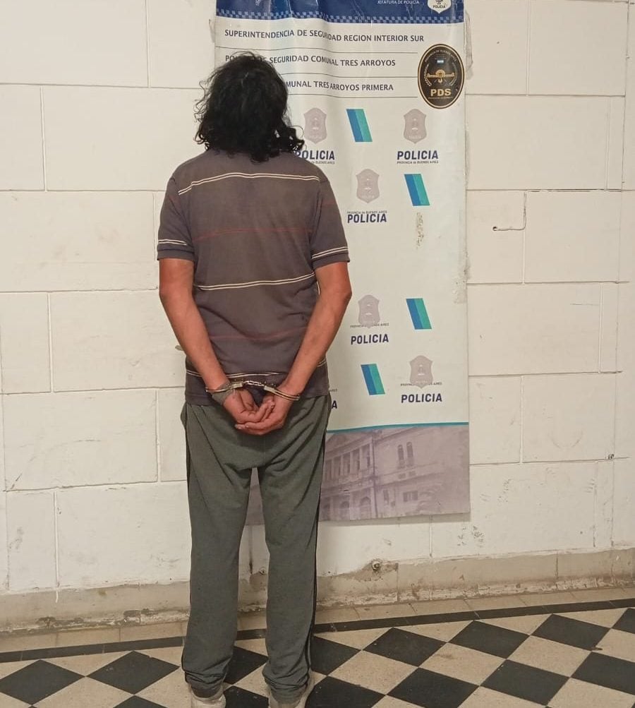 Amenazó a su pareja con una cuchilla y fue aprehendido