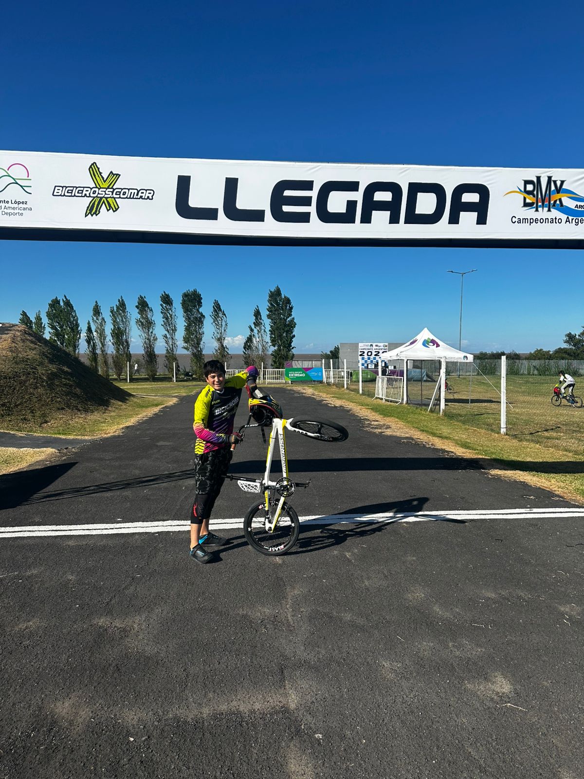 Ciro Bravo se pone a punto para el Argentino de BMX Race