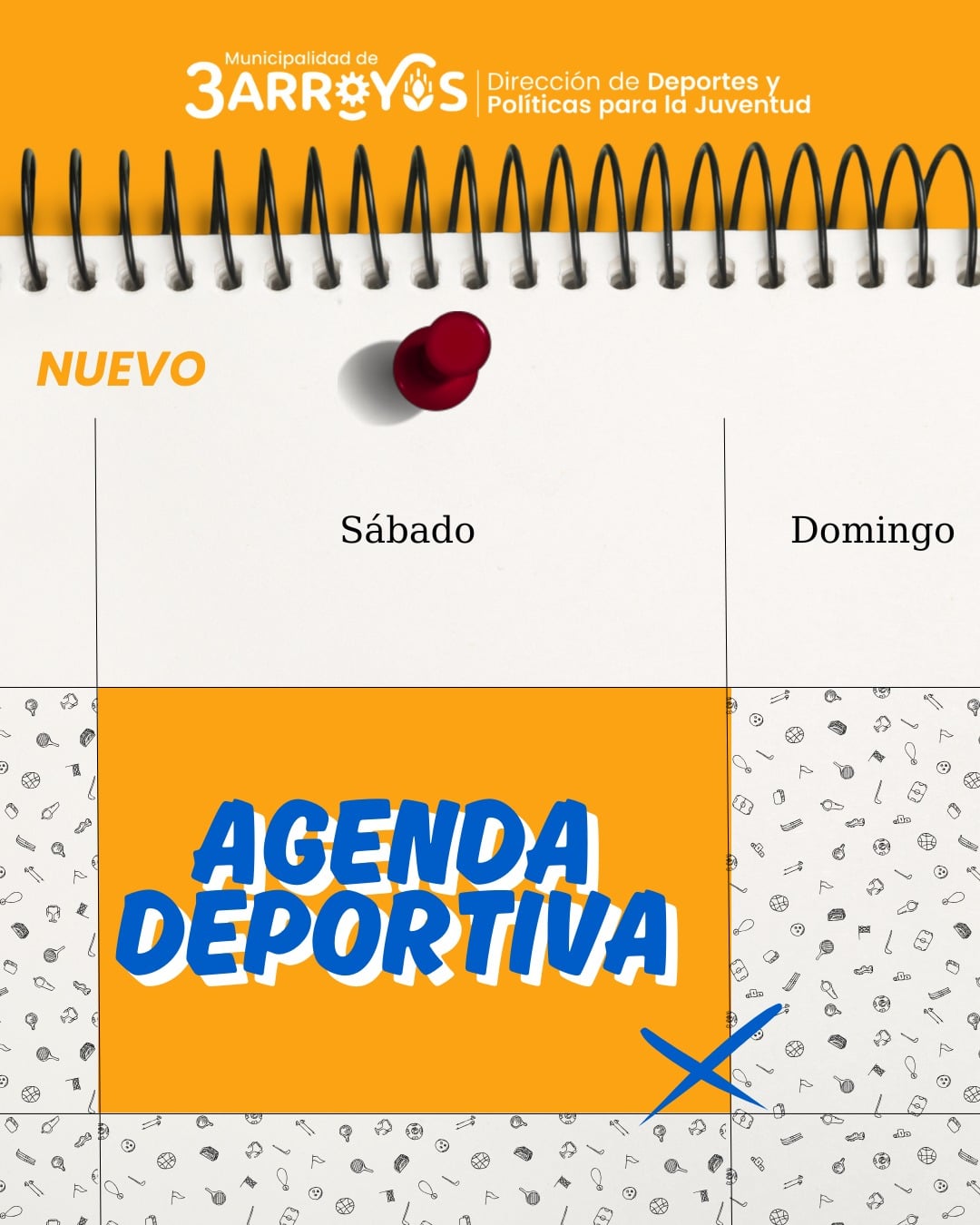 La Dirección de Deportes abrirá una agenda deportiva para eventos y actividades
