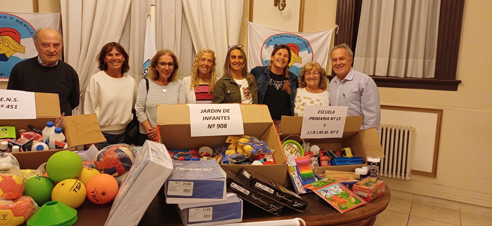 El CAS Fortín Machado entregó donaciones por 1.750.000 pesos