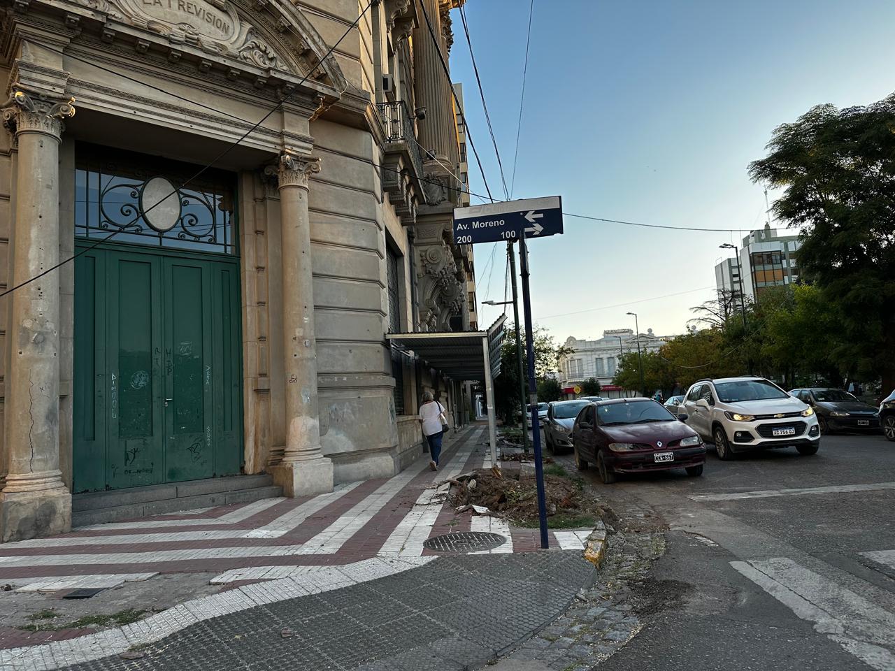 Quitaron los árboles de La Previsión: serán reemplazados (videos)