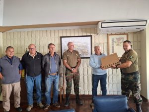 (audio) La Sociedad Rural entregó equipo de conectividad satelital al CPR local