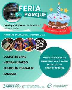 (audio)Emprendedores de la Feria del Parque Cabañas celebran un año de actividad
