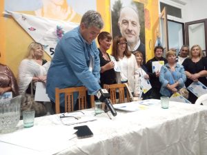 (audio)Alejandro Barragán asumió su segundo mandato al frente del peronismo tresarroyense