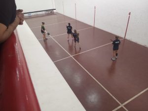 Torneo de pelota a paleta en el trinquete de Huracán