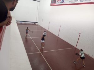 Torneo de pelota a paleta en el trinquete de Huracán