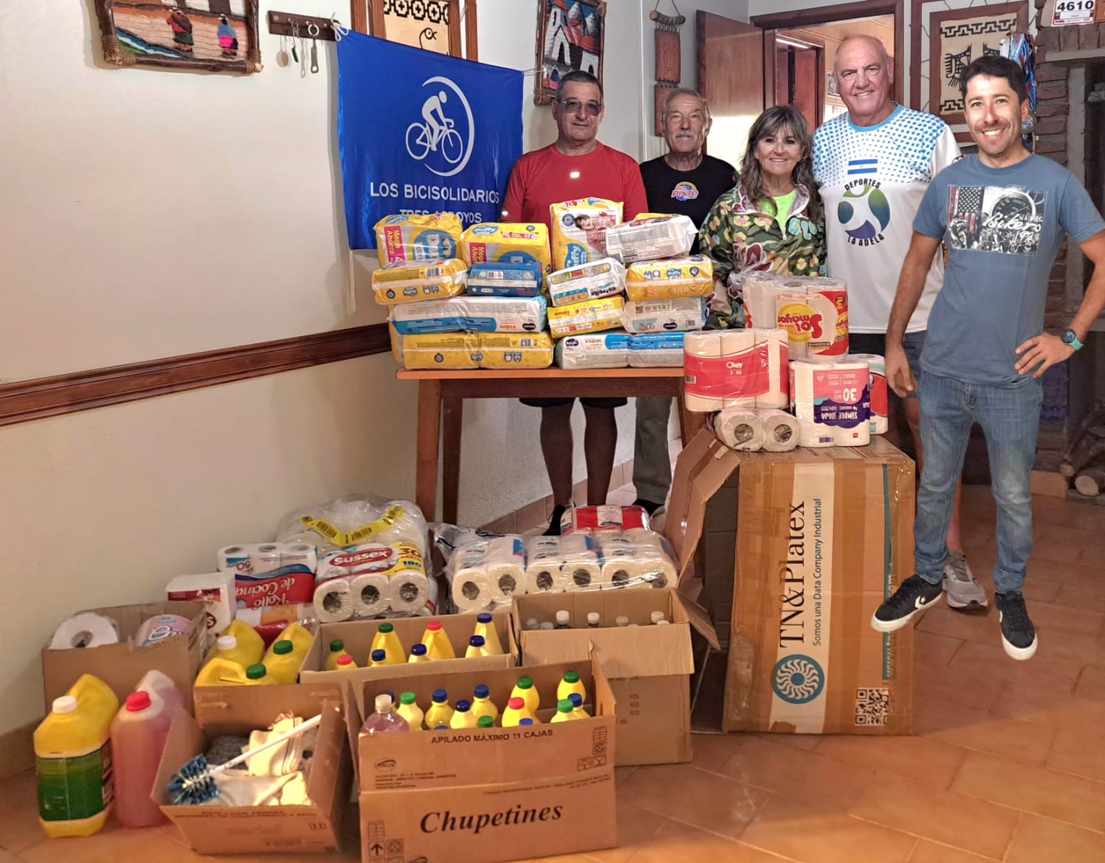 Nuevas donaciones de Los Bicisolidarios