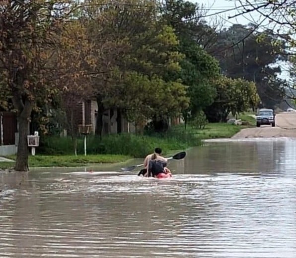 (audio)Felipe y la intensa lluvia en Claromecó: “afortunadamente no hubo evacuados”