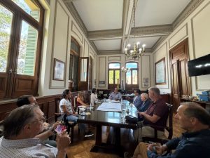 Rotary Club Tres Arroyos recibió a su gobernador Santiago Suescum