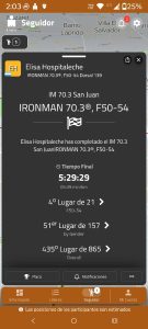 Destacada actuación de Elisa Hospitaleche en el Ironman de San Juan (video)