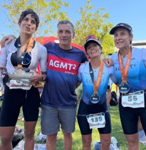 Destacada actuación de Elisa Hospitaleche en el Ironman de San Juan (video)