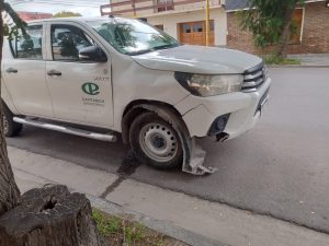 Accidente: Acompañante de motociclista derivada al hospital