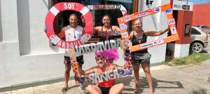 Pilar, María Paz, Fabián y Juan Cruz se recibieron de Guardavidas