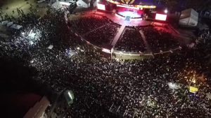 (videos dron) Y el domingo explotó. Un mar de aplausos coronó el cierre de la Fiesta del Trigo
