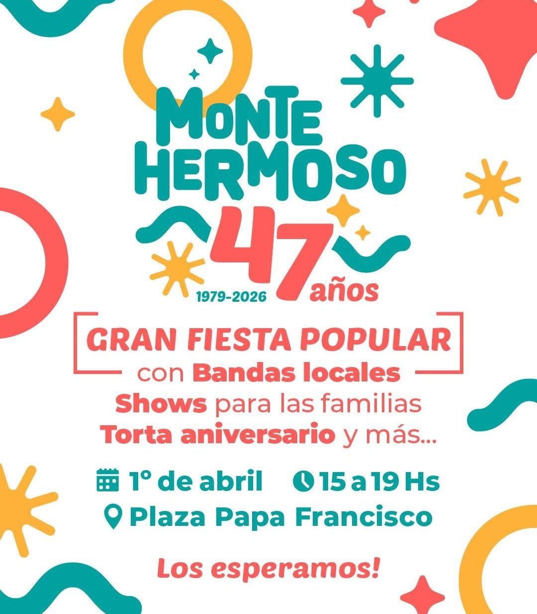 Monte Hermoso celebrará este miércoles su 47º aniversario