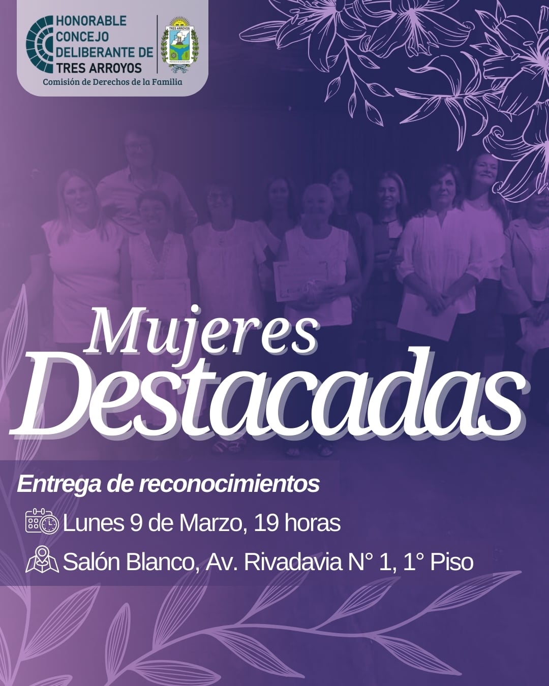 El Concejo entrega los reconocimientos a Mujeres Destacadas  2026