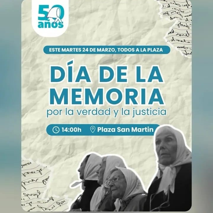 50 años del Golpe de Estado: Marcha a la Plaza de la Memoria