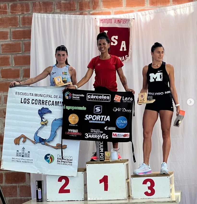 Suma y sigue: Belén Iardino ganó los 8K del Almafuerte en Copetonas