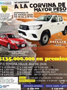Comenzó la 10° edición del concurso pesquero del Club El Quequén