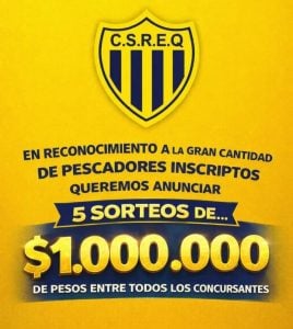 Pesca: El Quequén hará 5 sorteos de 1.000.00 de pesos entre todos los participantes