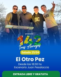 Tres Arroyos sigue celebrando su 142° aniversario con una nueva jornada para disfrutar en familia