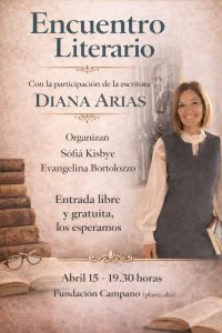 Encuentro literario en la Fundación Campano con Diana Arias