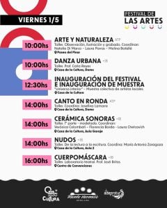 Se viene la 2ª edición del Festival de las Artes en Monte Hermoso