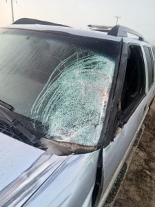 Suarez:  una camioneta atropelló ciclomotor y dejó dos víctimas fatales