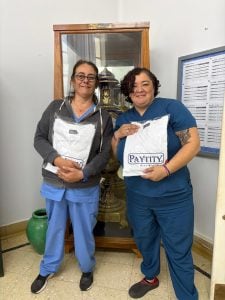 Chaves Municipio entregó indumentaria al personal de salud y limpieza