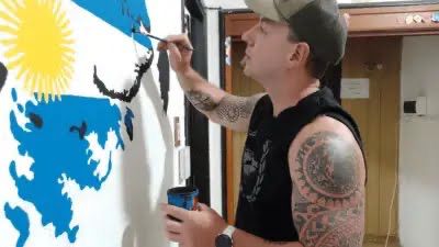 Damián Karalitsky y el proyecto Malvinas en tu Barrio