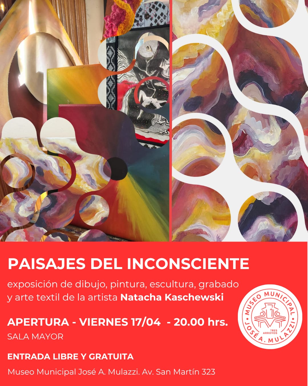 Inauguran la muestra “Paisajes del inconsciente” en el Mulazzi