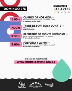 Se viene la 2ª edición del Festival de las Artes en Monte Hermoso