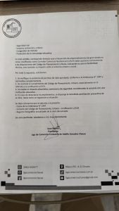 Chaves: La Liga de Comercio acompañó la decisión del municipio de paralizar una obra