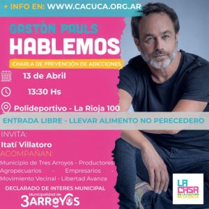(Audio) Nueva charla sobre el Consumo Problemático