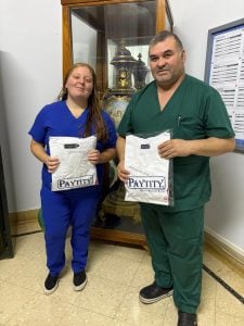 Chaves Municipio entregó indumentaria al personal de salud y limpieza