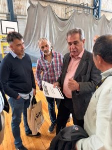 Chaves y Juárez juntos en el “X Taller Técnico de Caminos Rurales”