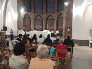 En la Parroquia Nuestra Sra. de Luján: Se realizó el tradicional lavado de pies