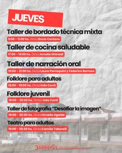 Abren las inscripciones para los talleres gratuitos del Centro Cultural La Estación