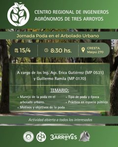 (Audio)Jornada de prevención y concientización, sobre Poda en Zona Urbana